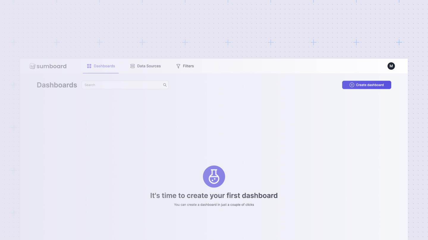 Create a dashboard